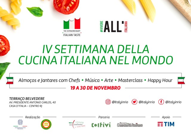 Flyer settimana cucina italiana 2019